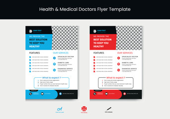 Health & Medical Doctors Flyer Template