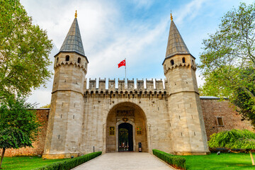 The Gate of Salutation in Topkapi Palace, Istanbul, Turkey