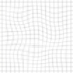 white squared paper sheet wavy