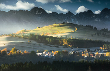 Tatry jesień - obrazy, fototapety, plakaty