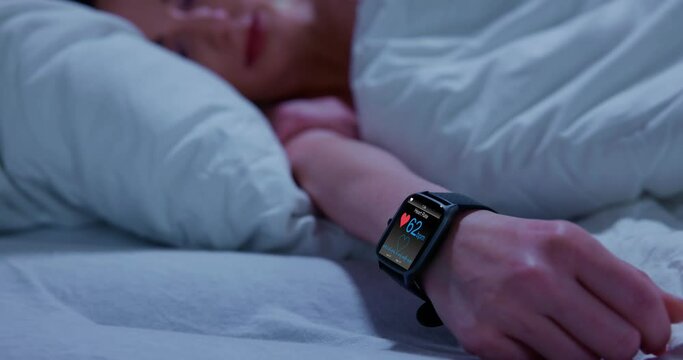 Wearable Sleep Tracking Heart Rate Monitor Smartwatch