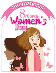 International women day logo