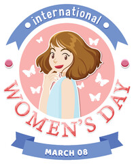 International women day logo