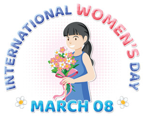International women day logo