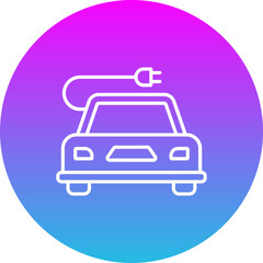 Electric Car Icon