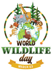 World wildlife day logo