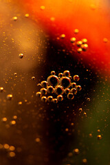 Oil on water, abstract colorful background