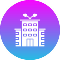 Fototapeta premium Green City Icon