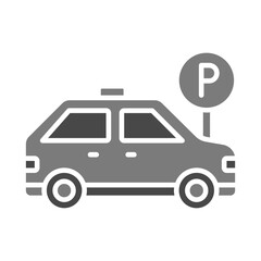 Naklejka premium Parking Area Icon