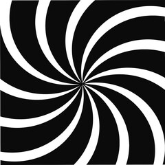 Black vector spiral lines