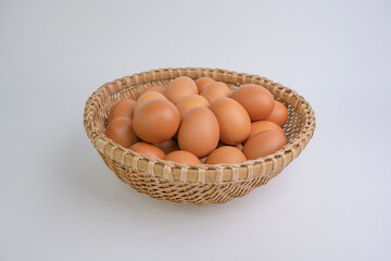 농장에서 수확한 달걀