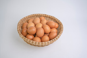 농장에서 수확한 달걀