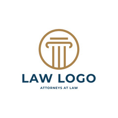 law firm logo in white background