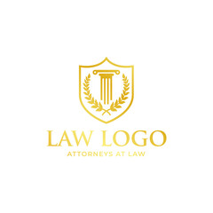 law firm logo in white background