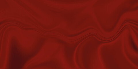 Red silk background . Red fabric and satin silk background texture . abstract background luxury cloth or liquid wave or wavy folds of grunge silk texture material or smooth luxurious .