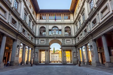 Rolgordijnen Famous Uffizi gallery in Florence, Italy © Mistervlad