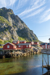 red houses of the lofoten norway