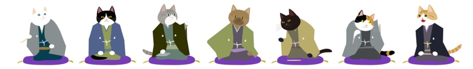 猫の落語家　7匹の猫