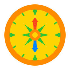 Compass Flat Icon