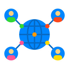 Network Flat Icon
