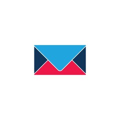 Mail and e mail envelope icon illustration