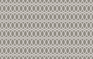 Seamless vector pattern. Line  seamless pattern background. Elegant Textile swatch Modern lux Fabric design. Round shape Vector illustration. Abstract geometric texture. Light Beige White 10 eps. Tile