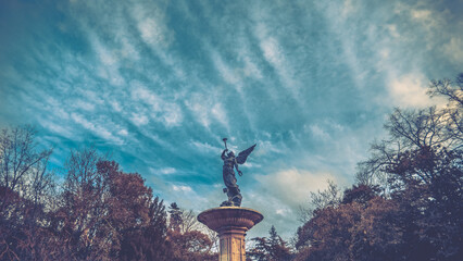 Fountain of Fame in the "Campo Grande" park in Valladolid,Spain © pifate