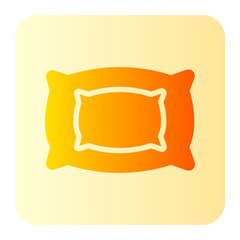 pillow gradient icon
