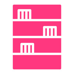 bookcase gradient icon