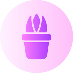 Succulent gradient icon