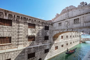 Wall murals Bridge of Sighs The Bridge of Sighs on canal in Venice, Italy.