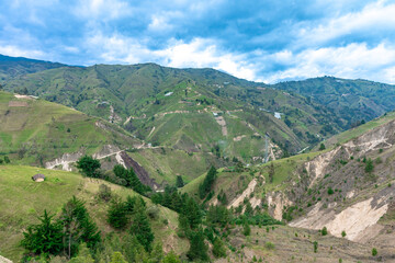 Fototapeta na wymiar Landscape mountain nature in Ecuador
