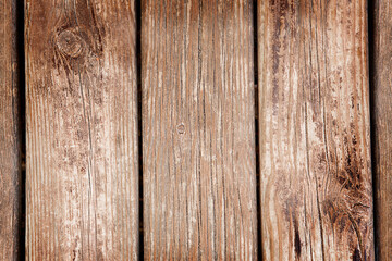 Fototapeta premium Old wooden texture and horizontal wooden planks for background