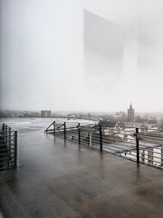 spectacular view of the heliport on the rooftop of the prestigious ibbenbueren clinic 