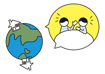 Two people having a meeting while being far away