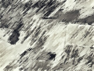 Monochrome texture background. Image includes the effect the black and white tones. Surface looks rough. Gray printing element. Backdrop texture wall and have copy space for text.