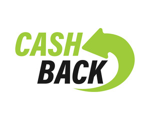 Cashback symbol with an arrow. Isolated money-back sign. The logo of the exchange. Money back guarantee. Vector
