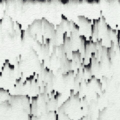 Monochrome texture background. Image includes the effect the black and white tones. Surface looks rough. Gray printing element. Backdrop texture wall and have copy space for text.