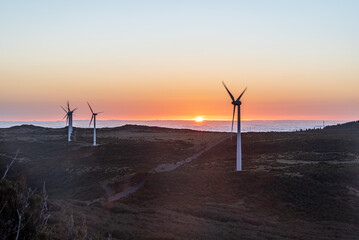 Sunset from Bica da Cana hill in Madeira