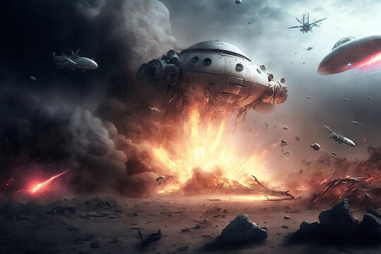  Spaceship. Generative AI.	