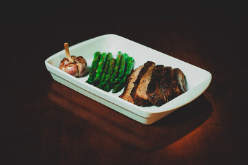 grilled pork ribs