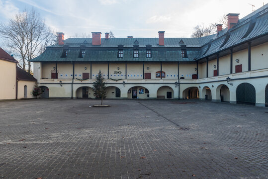 Castle in Konczyce Male village in Poland