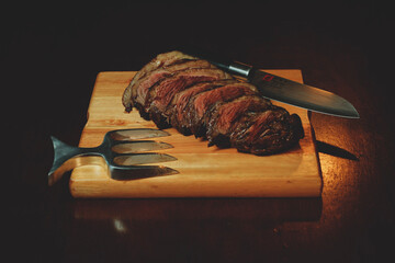 meat on a plate