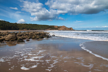 Cayton bay beach Scarborough England