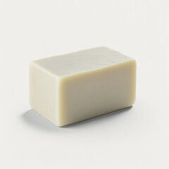 Handmade Soap with herbs on White Background