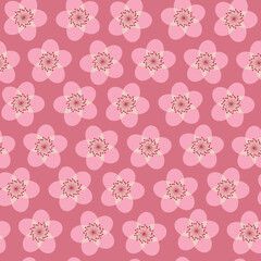 Vector flowers pattern background. Perfect for fabric, scrapbooking, wallpaper projects