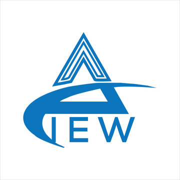IEW letter logo. IEW blue image on white background. IEW Monogram logo design for entrepreneur and business. IEW best icon.
