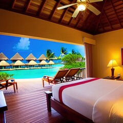 Fototapeta premium Lagoon Resort