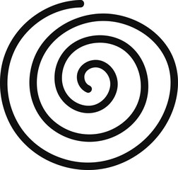 Black hole linear icon Universe