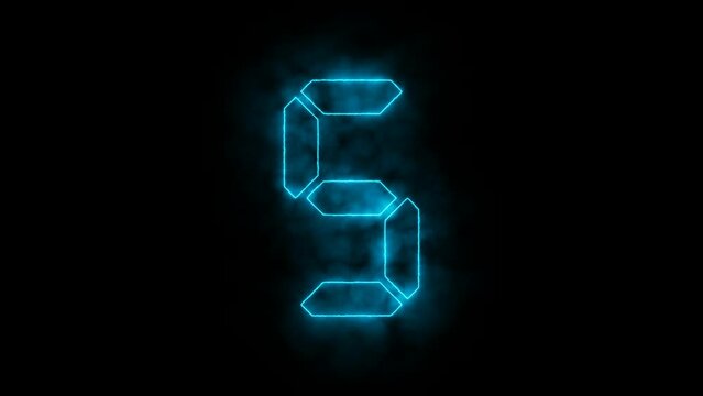 Digital countdown of 10 to 0 seconds with regular hundredths,  optimized for 10 to 0  fps to avoid frame rate distortions and interpolation artifacts 
